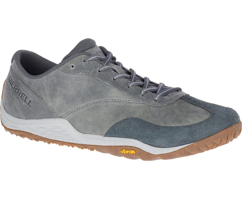 Tenis Homem - Merrell Trail Glove 5 Couro - Cinzentas - LQB045639